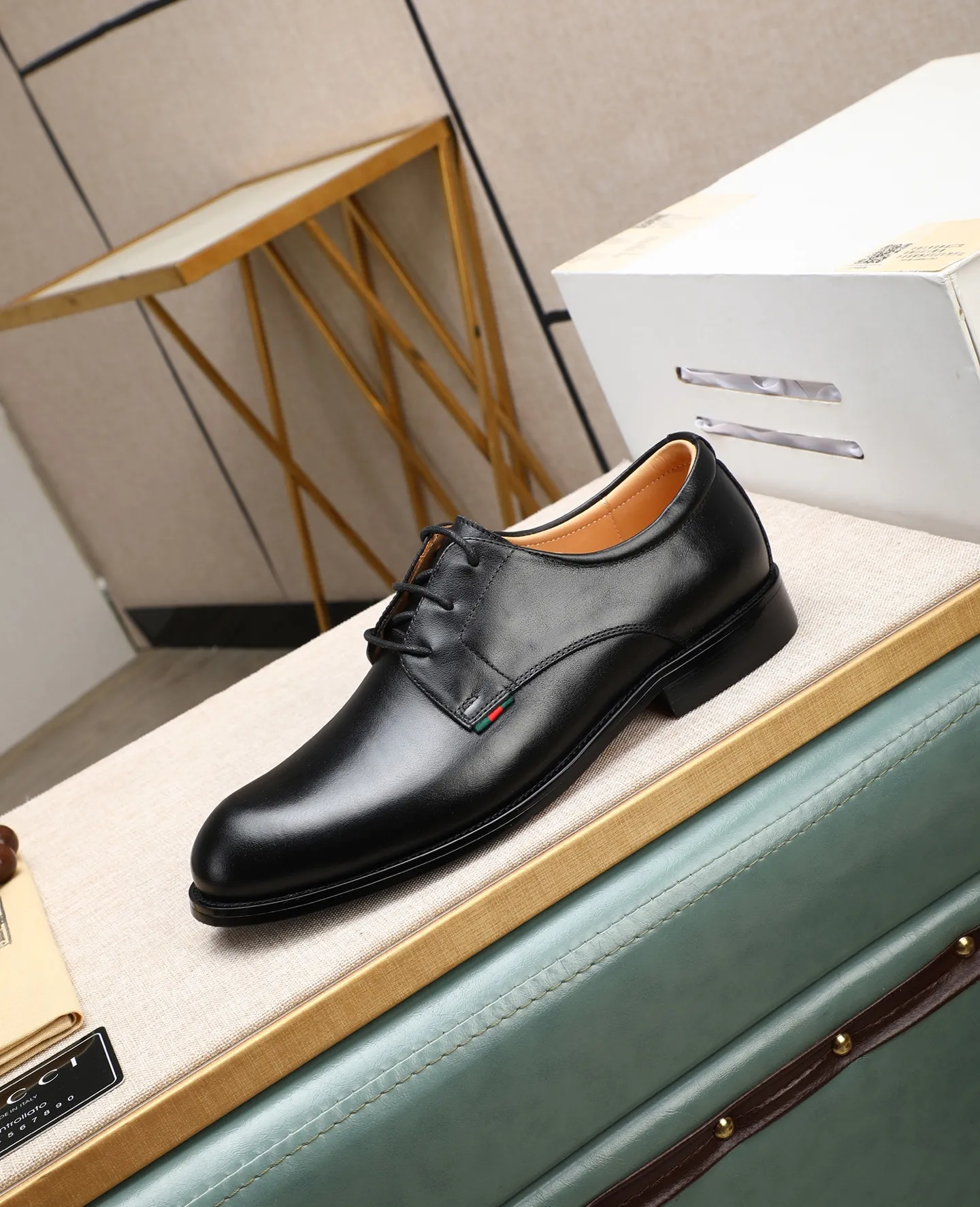 Men's shoes 💰520 📛📛Original (water-dyed cow lining) GUCCI official website formal shoes🌀 Italian 🇮🇹Imported cowhide➕Top imported water-dyed cowhide lining💋Finely handmade Original bottom, the real thing looks better when photographed in person Standard size 38-44